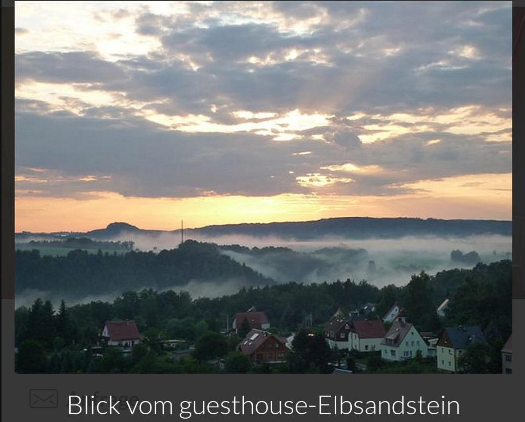 Guesthouse Elbsandstein App. Bastei Rathmannsdorf Ngoại thất bức ảnh